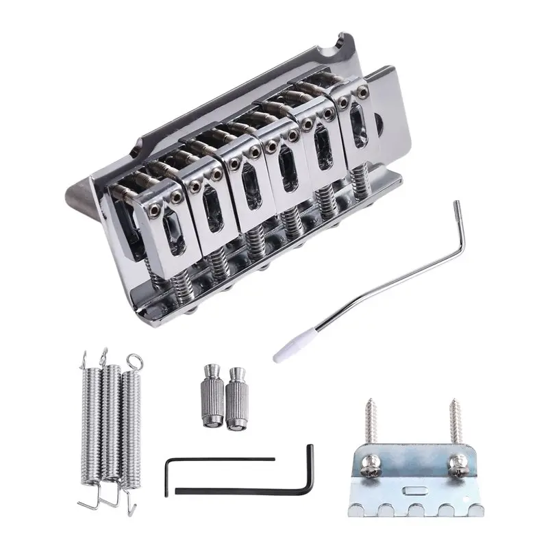 A74K-51.5Mm 2-Point Guitar Tremolo Bridge 36Mm Short Zinc Block For Squier Electric Guitar Accessories