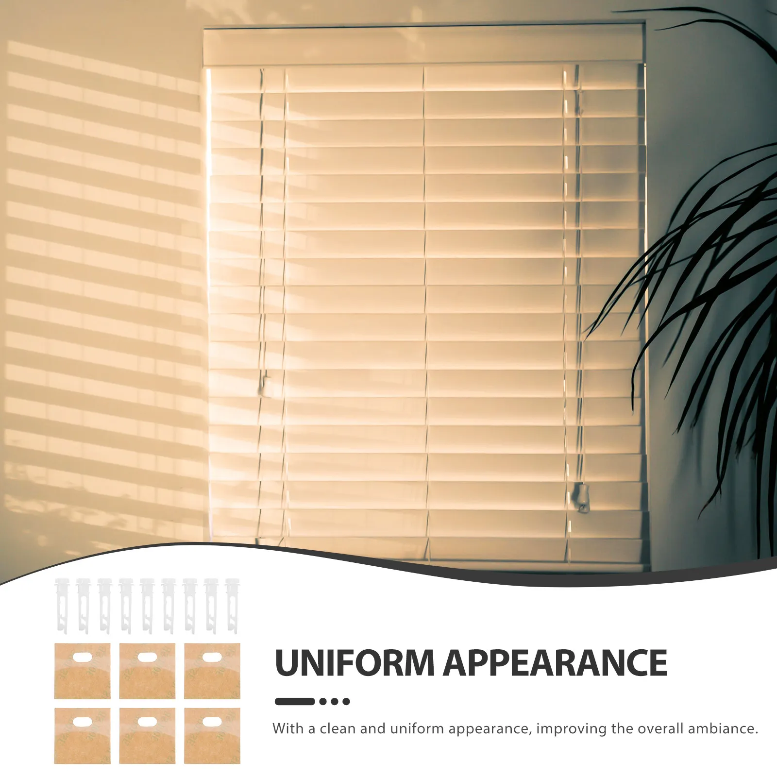 1Set Vertical Blinds Repair Kit Heavy Duty Replacement Stems Tabs PVC Installation Restore Damaged Missing Slats Fast
