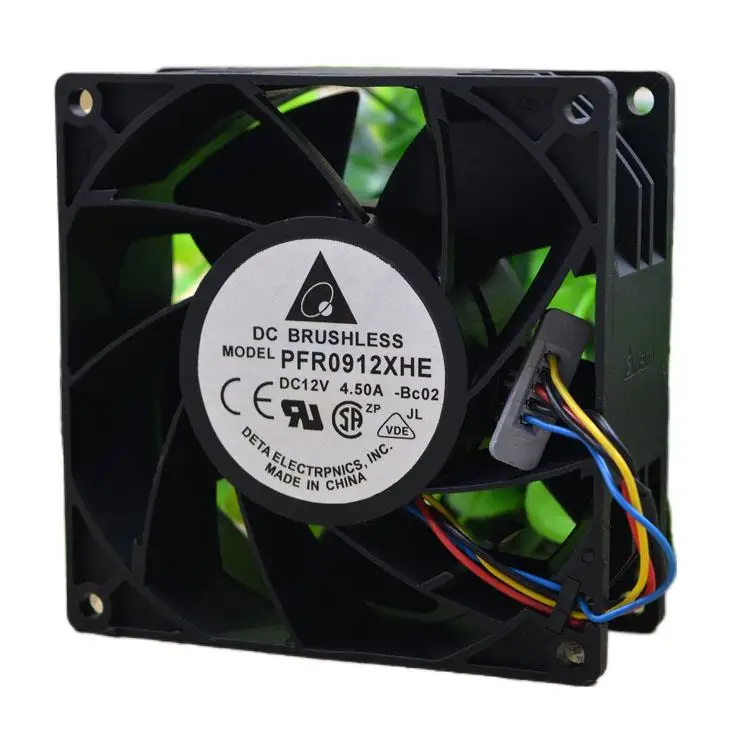 

Delta 9238 12V 4.5A PFR0912XHE 9CM Violence Max Airflow Rate Server Booster Fan