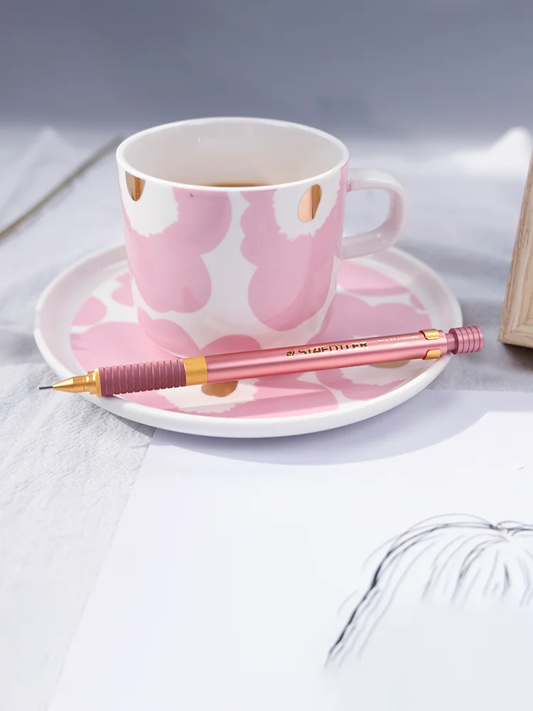 staedtler-925-35-limited-edition-mechanical-pencil-green-05mm-hb-hand-drawn-sketch-art-design-stationery-four-colors-to-choose