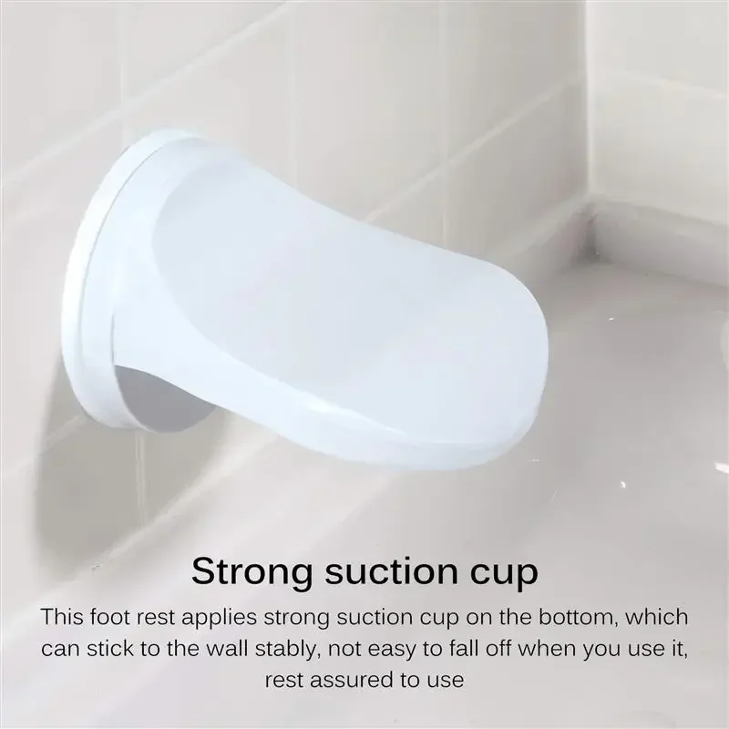 Bathroom Shower Foot Rest Shaving Leg Step Aid Grip Holder Pedal Step Suction Cup Non Slip Foot Pedal Wash Feet