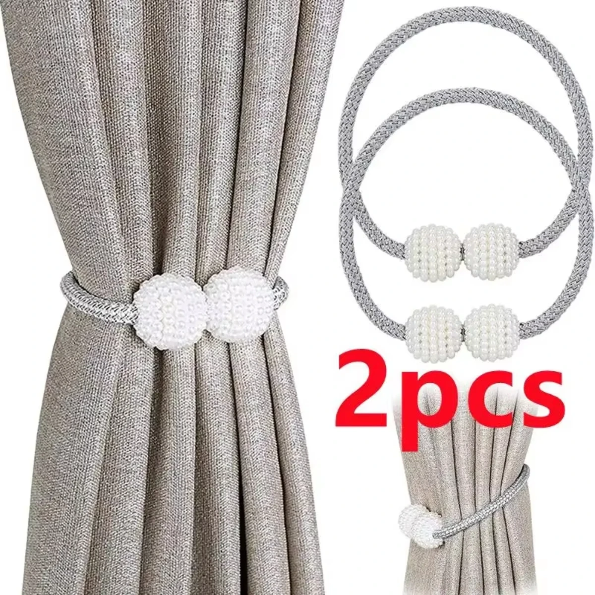 2PCS Pearl Magnetic… - image