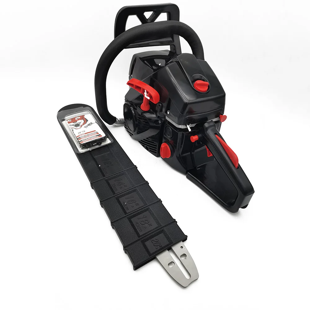 9800W High-Power Chainsaw Household Chain Saw 2-stroke Petrol Saw Handheld Powerful Felling Saw Tree Chainsaw