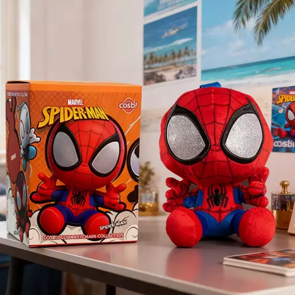 

Набор аксессуаров Marvel Spider-Man Blind Box: модные игрушки, милые аниме-фигурки, настольные украшения, загадочная коробка, праздничный подарок-сюрприз