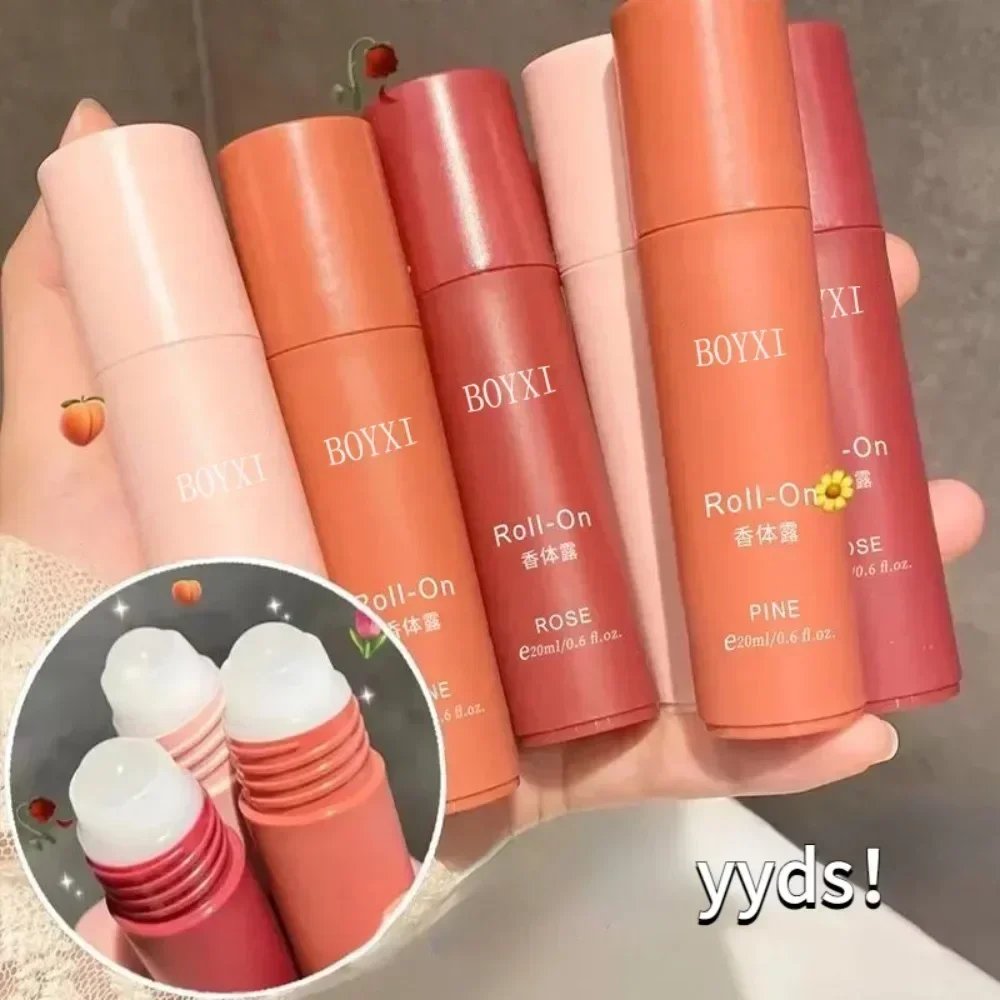 

1Roller Water Ball Roll Oil Solid Balm with Steel Rollers Ball Pheromone Oil Scented Oil Rolls on Women Men Balm Deodorants 2024