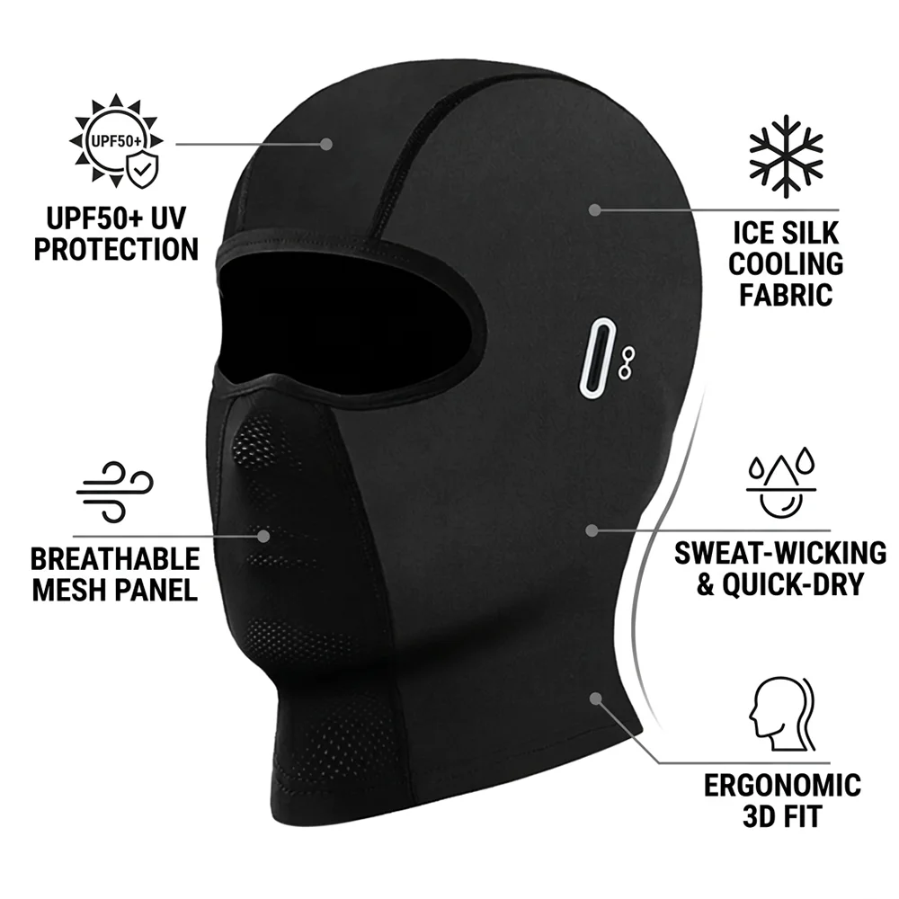 Ducati Multistrada 950 1100 1200 1260 Summer Balaclava   Cooling Cycling Cap with UV Protection Motorcycle Hat for Bike Running