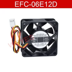 Authentique pour 6025 60x60x25MM, ventilateur à 3 fils froid 6 12V 0.60A