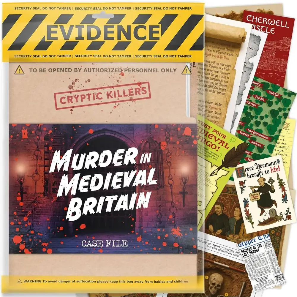 

Cryptic Killers Unsolved Murder Mystery Game - Cold Case iles Investigation Detective Evidence & Crime ile - Individuals, Date N