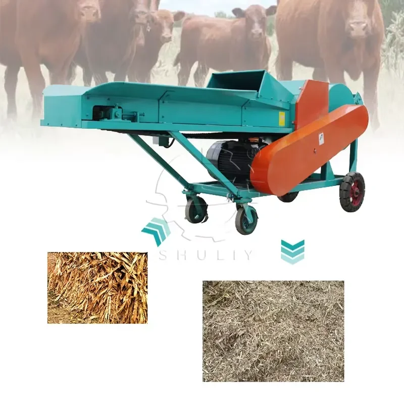 SFW Certificate Multifunctional Animal Feed Dry/Wet Grass Mill Grass Chaff Cutter Machine and Grinder Machine Chaff