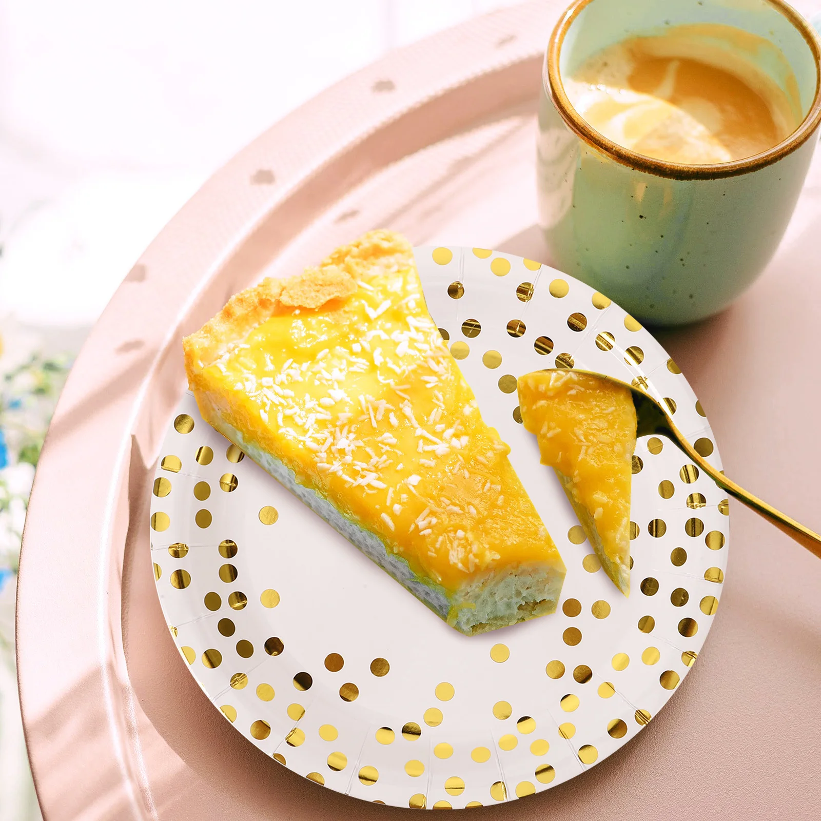 

1 комплект, одноразовый бумажный набор посуды для вечеринки, тарелки, чашки, салфетки, золотые украшения для стола на день рождения, бумажные украшения для дня рождения