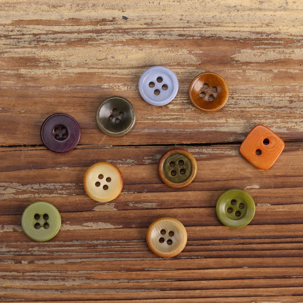 12pcs Colorful ALL Nature Corozo Fruit BUttons Children Clothing Sewing Accessories Knitting Supplies Cutie Button Shirt 11.5mm