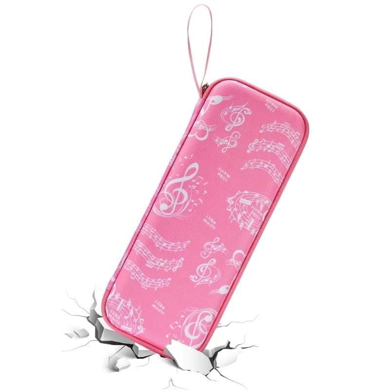 Bonito estuche transporte para organizadores ranas instrumentos musicales Otamatone, soporte almacenamiento