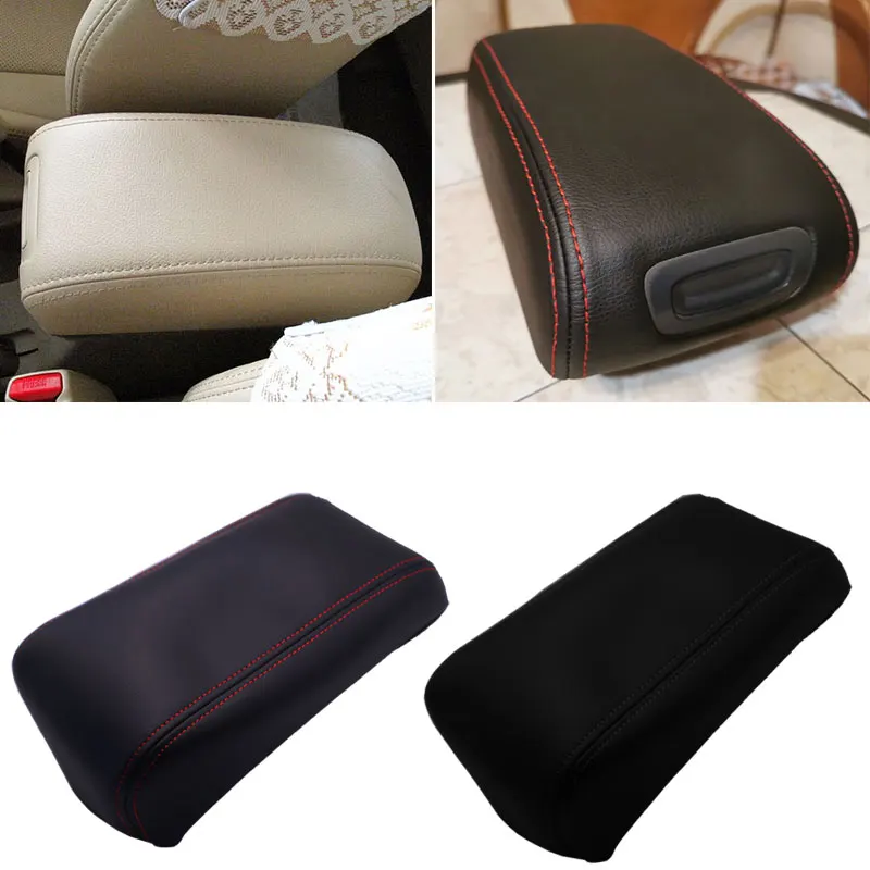 For Hyundai Tucson 2006 2007 2008 2009 2010 2011 2012 2013 Center Console Armrest Box Cover Microfiber Leather Protection Trim