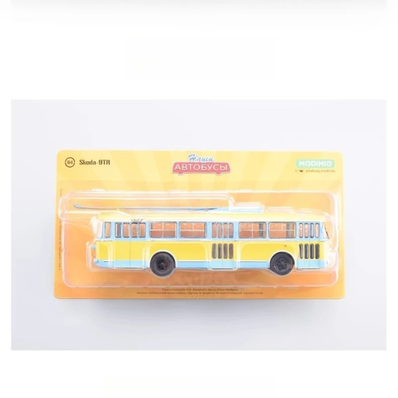 1/43 سيارات لعبة 9TR شبه جزيرة القرم الأسطوري حافلة الروسية Trolleybus المواد المعدنية JAVN064 نموذج حافلة ثابت نموذج الصبي لعبة هدية #6