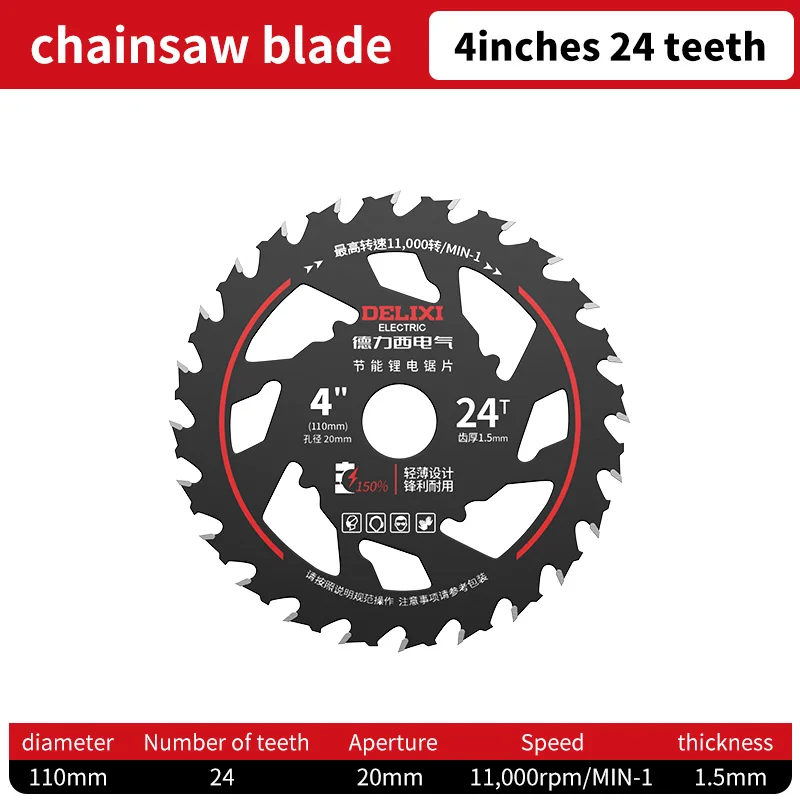 Kreissägeblatt Hartmetall-Holzschneidscheibe 110-165mm X18/24T X20mm Spitzenbestückte Schneidklinge Holzbearbeitungs-Schneidwerkzeuge Scheibe