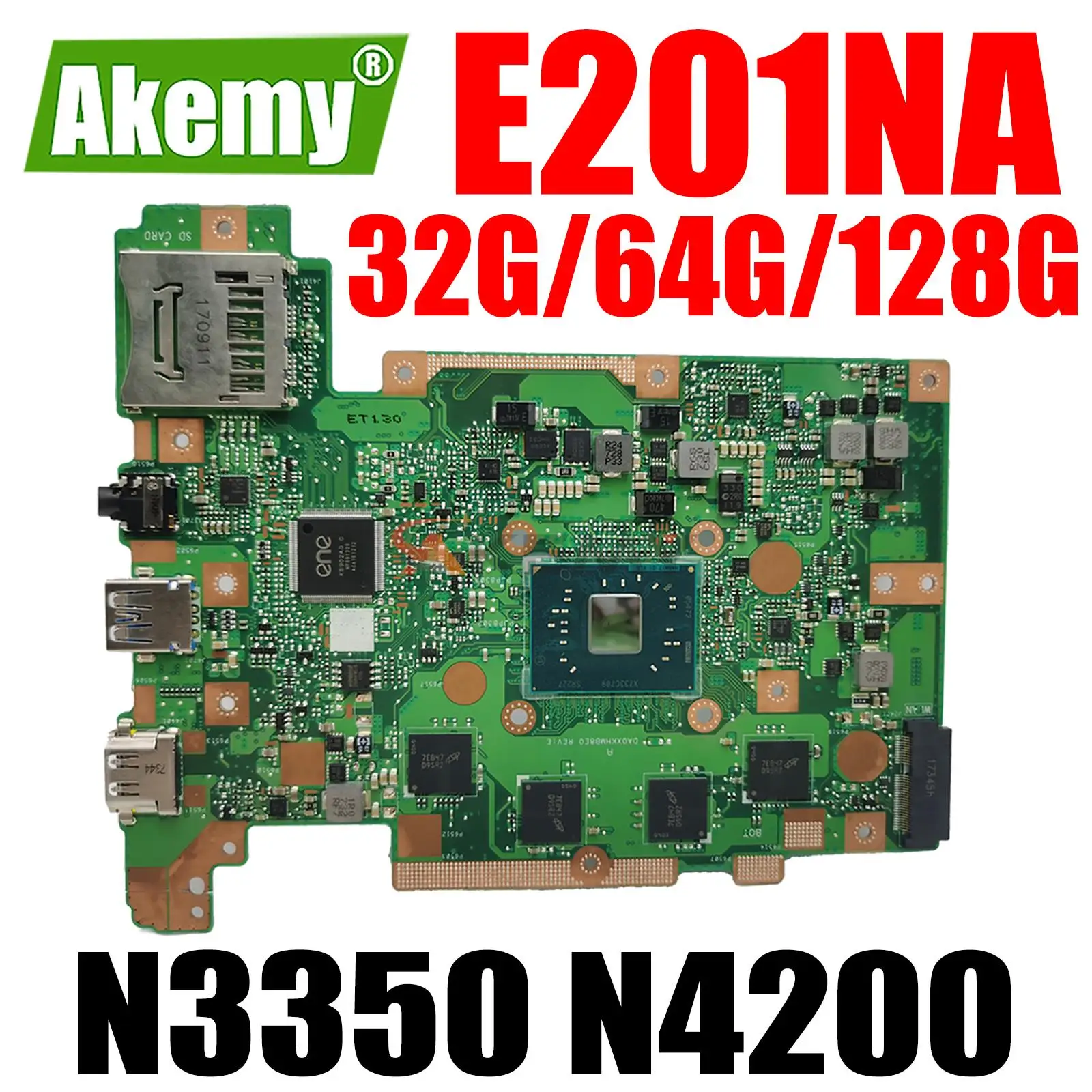 

For ASUS E201NAS E201N Vivobook E201NB E201NC E201ND E201NAR E200NA E202NA E201MA E201LA Motherboard E201NA Mainboard