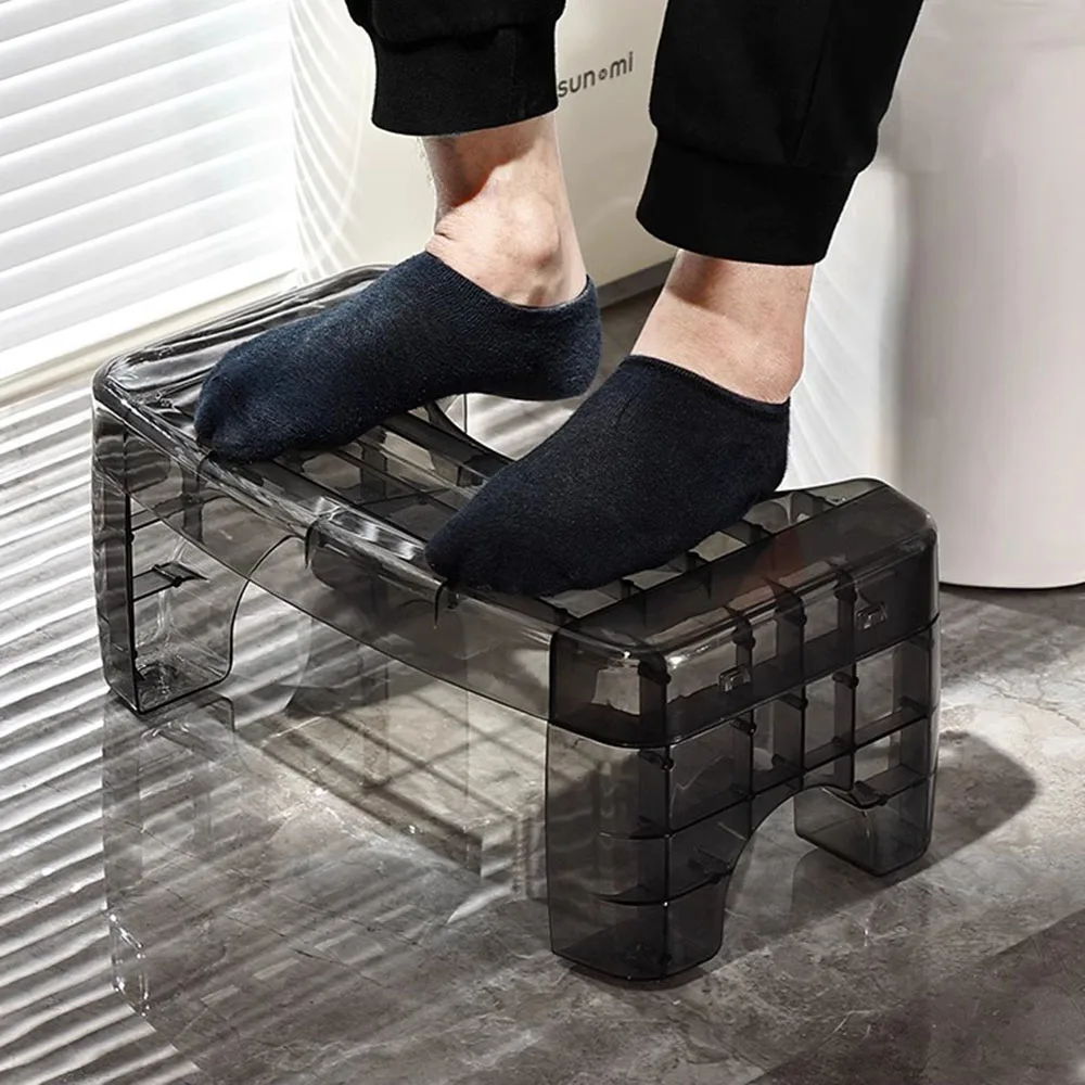 

Nordic Black Footrest Individual Ultralight Mid Century Cheap Footrest Toilet Portable Meubles De Chambre Interior Decorations