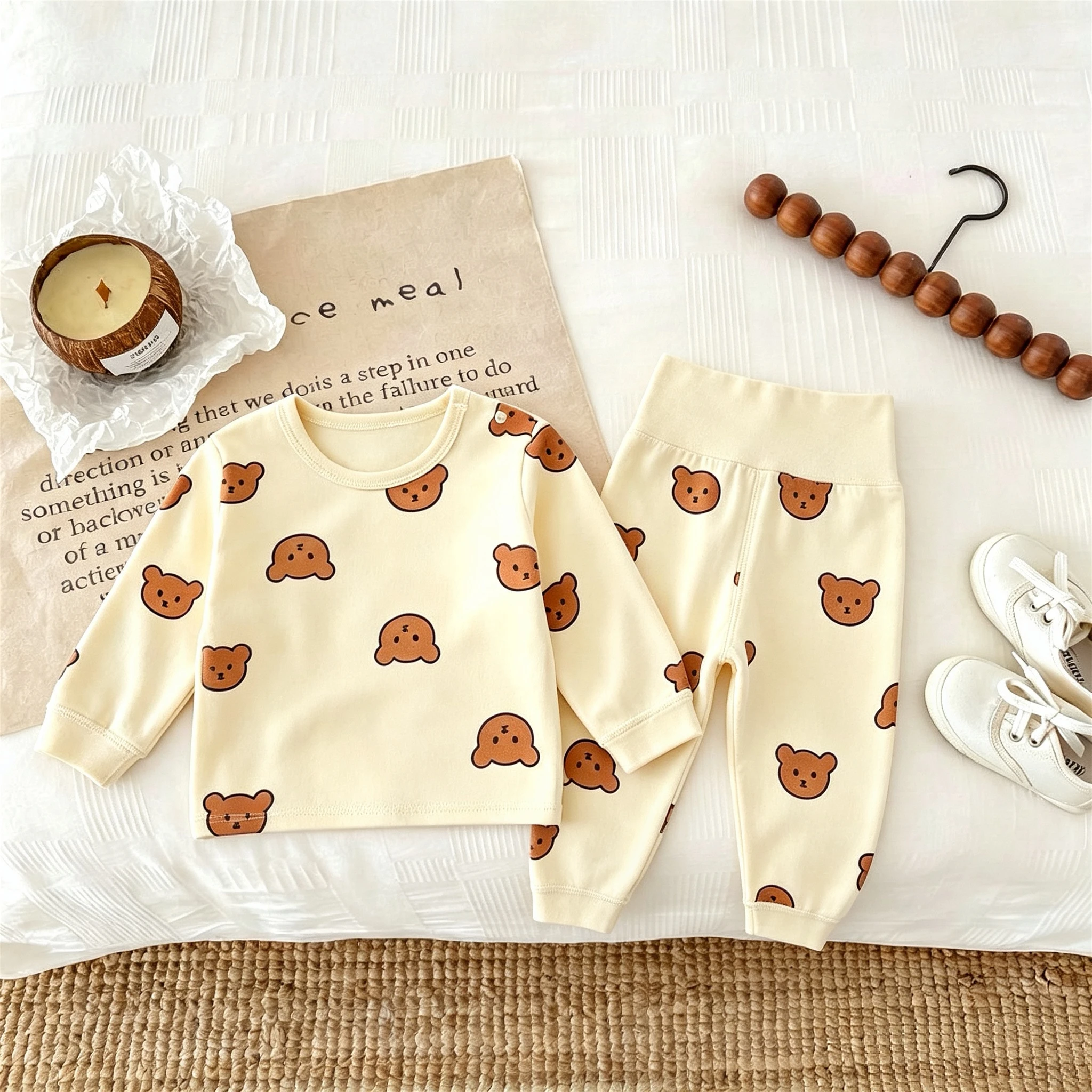 Toddler Costume Autumn Long Sleeve Suit Baby Girl Boy Underwear 2pc/set Children's Home Clothes Tops + Pants Kids Pajamas Set