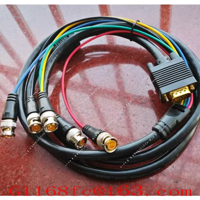 Bidirectional VGA To 5BNC Engineering Line To RGBHV Matrix Video Conversion RGBHV Color Difference Component Connection