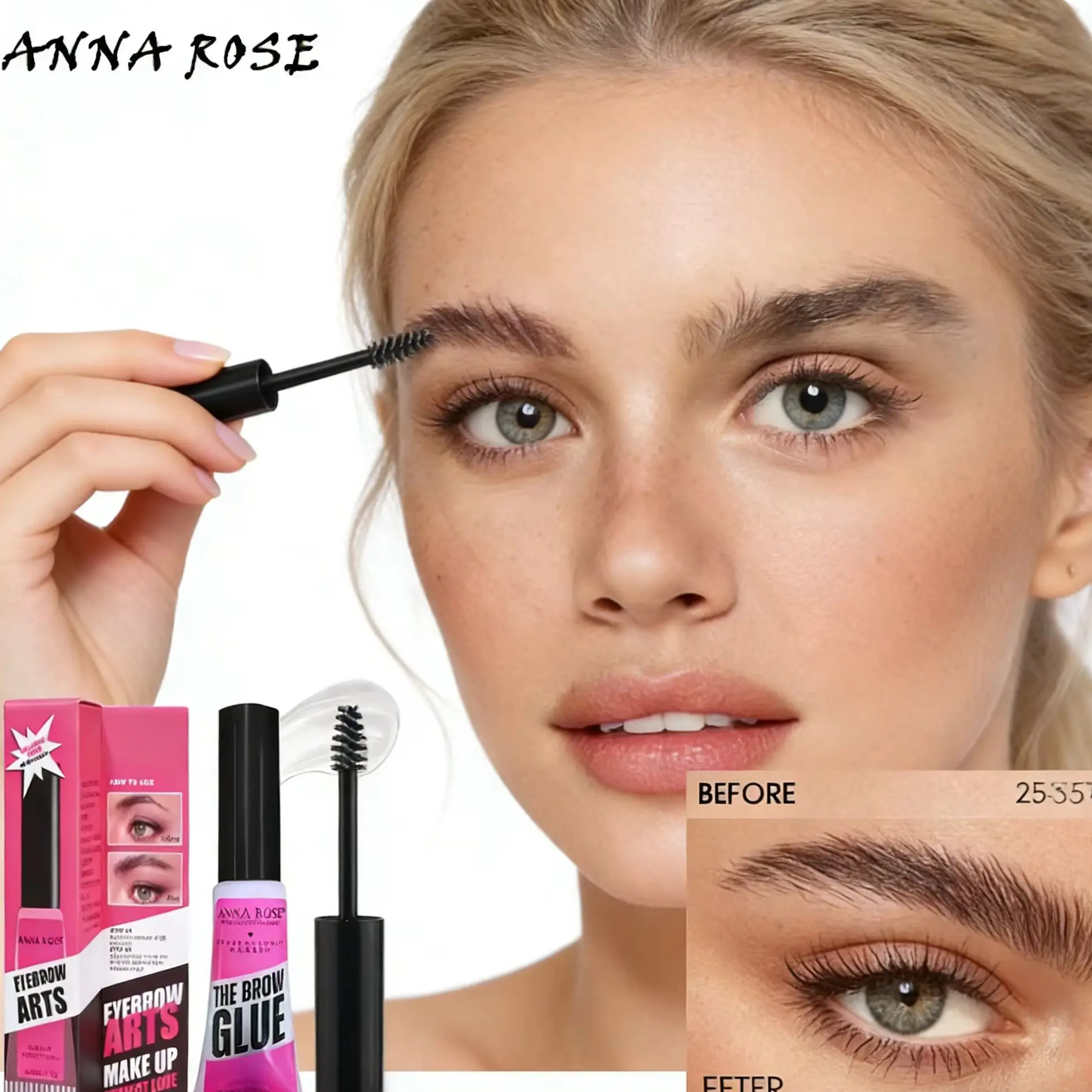 Long-Lasting Eyebrow Styling Gel,Creates Fluffy/Neat Looks, Waterproof & Smudge-Proof, Professional Makeup, All-Day Perfect Brow