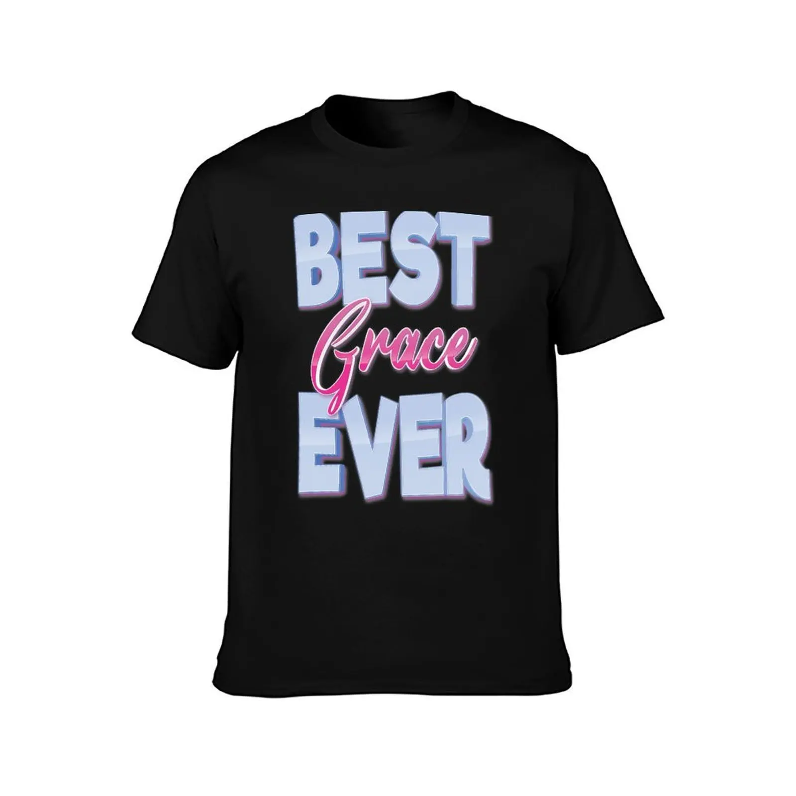 Best Grace Ever T-Shirt Basic Casual Short Sleeve Cotton Shirt