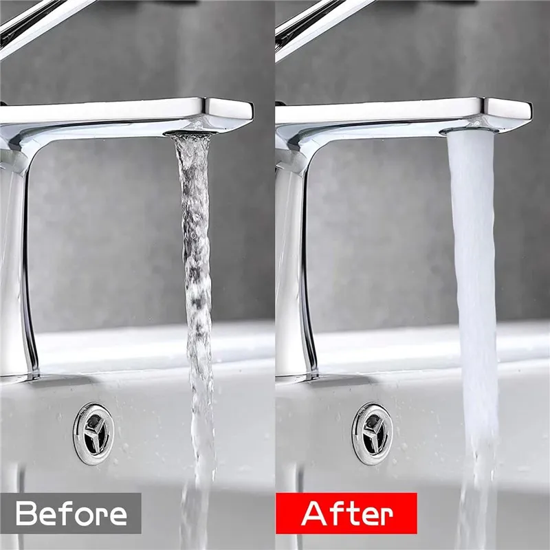 6Pcs Aerators Faucet with 2Pcs Removal Wrench Tools, SplashProof Faucet Aerator, High-Speed Water Saving for Caches Aerators