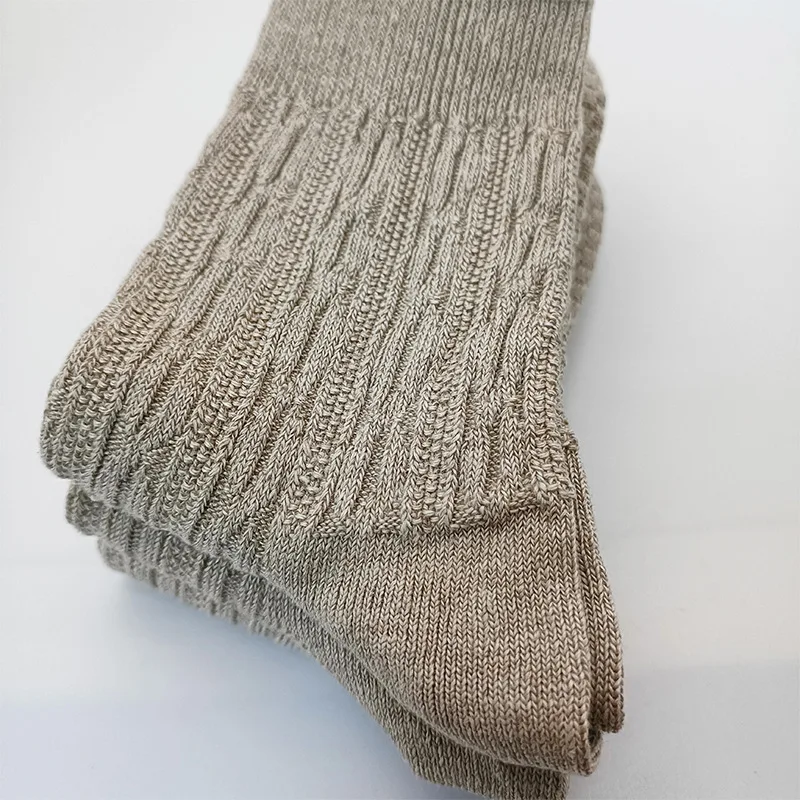 

2 PACK Women's Hemp Socks Odor-resistant Moisture Wicking Crew Sock