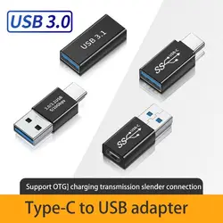 USB 3.1 Type C to USB 3.0 Male to Female Converter Mini OTG Adapter 5Gbps Data Cable Connector Extender For Mobile Phone Laptop