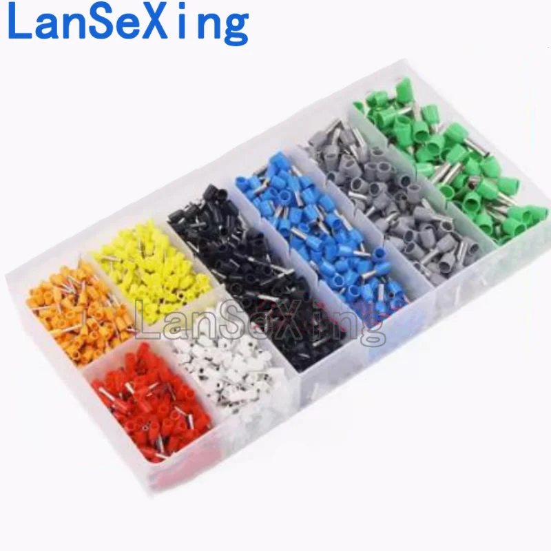 1200pcs tube type cold pressed terminal box with 8 types of VE tube type terminal sets