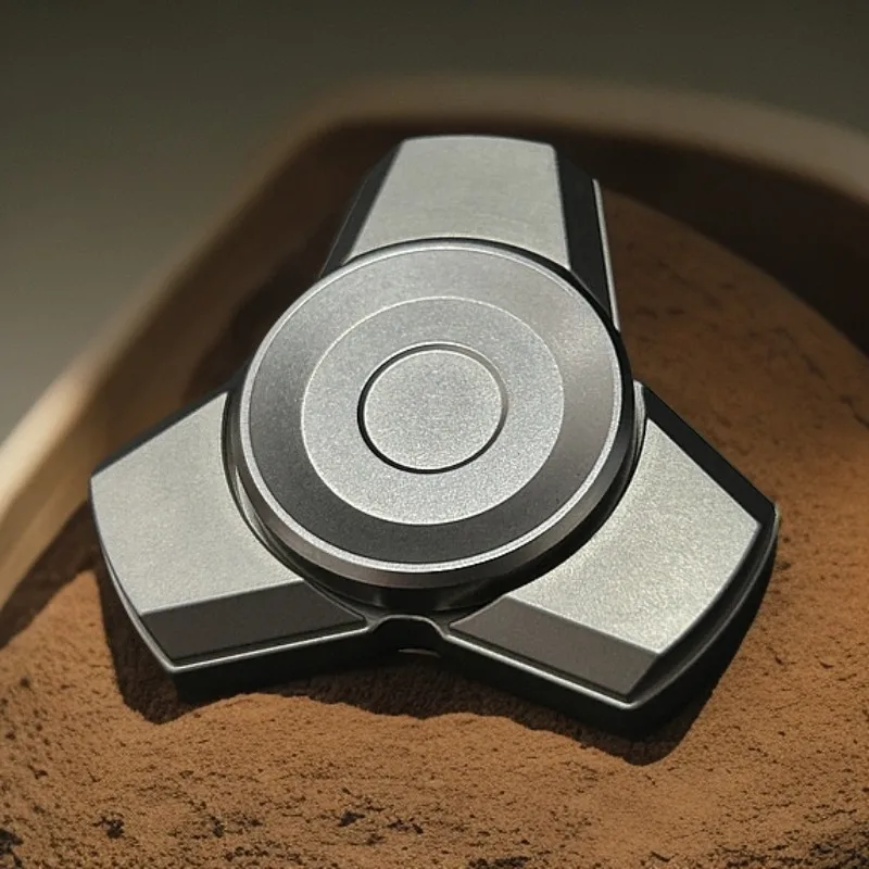 YJEDC Core Three-Blade Stainless Steel Mechanical Metal Fidget Spinner Stress Relief Toy