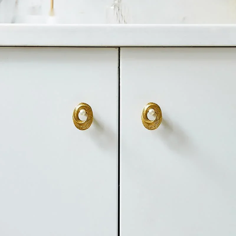 Creative Brass Knobs Cupboard Pulls Drawer Knobs Kitchen Cabinet Handles High Quality Furniture Handle Hardware