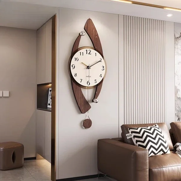 

New modern retro living room decorative painting medieval clocks and watches light luxury entrance hanging painting