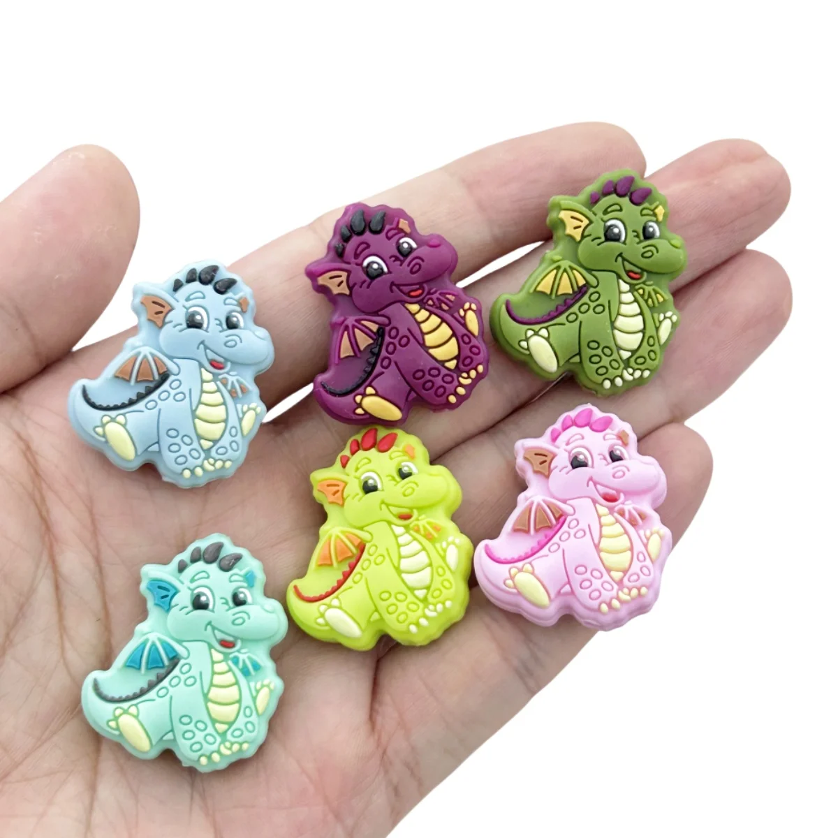 

10PC DIY Cartoon Child Silicone Beads Nipple Chain Bead Pen Bead Jewelry Accessories Focal Bead Food Grade Silicon For Baby Toy
