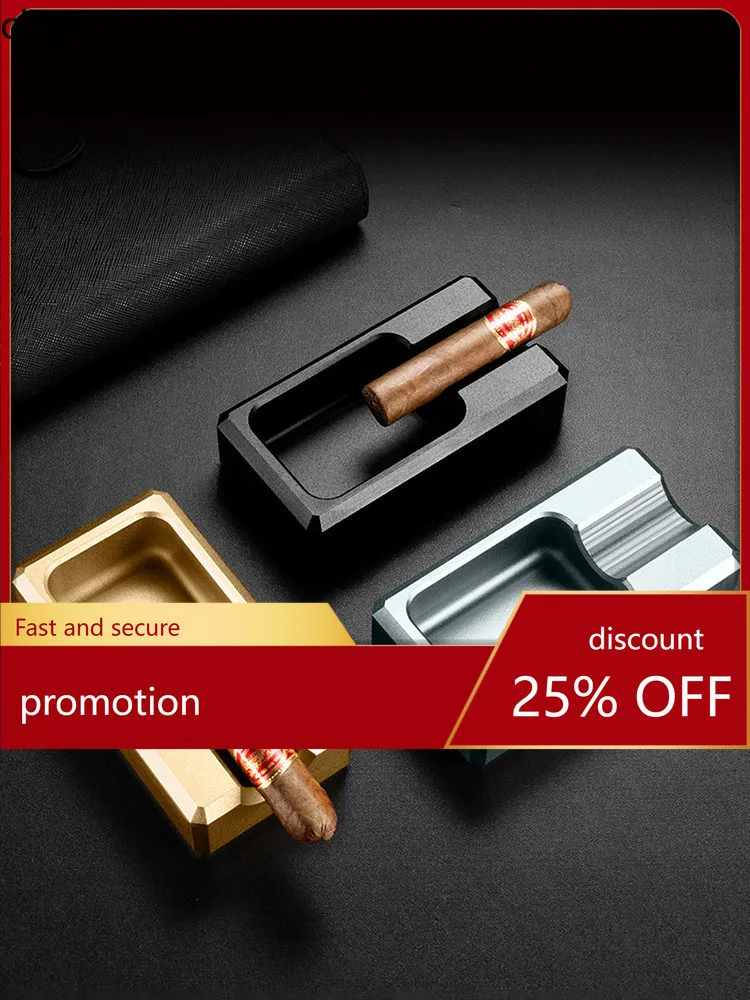 

CZ specialized aluminum design for single-person home use portable personalized and creative metal ashtray suitable for gifting