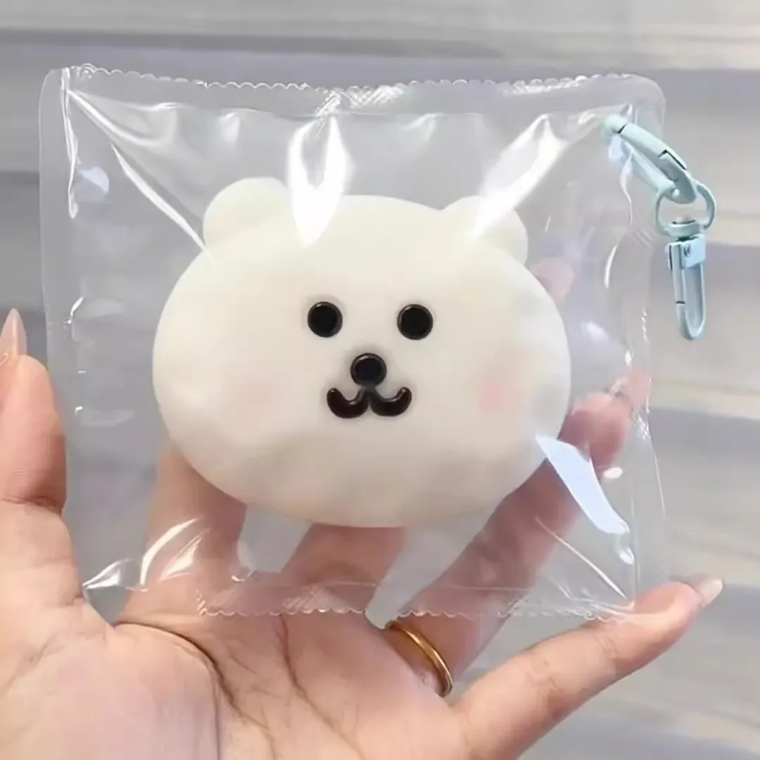 

Food ade Silicone Self-depreing Bear Str Relief Toy Handmade Slow Rebound Toys Creative Prank Toys for Adults