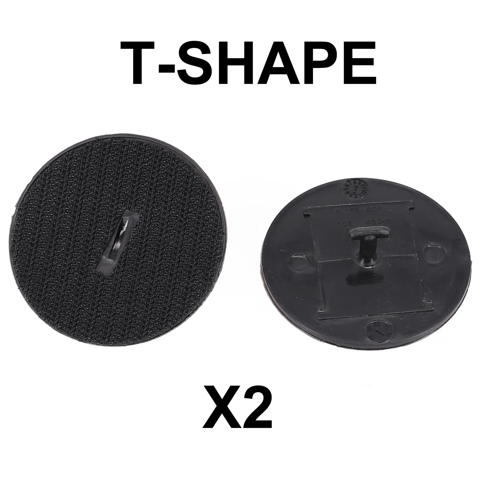 2pcs Floor Mat Clip T Anchor Plate Lock Loop Fastener For BMW 1, 3, 5, 6, 7, X3, X4, X5, X6 Series For MINI 07149166609