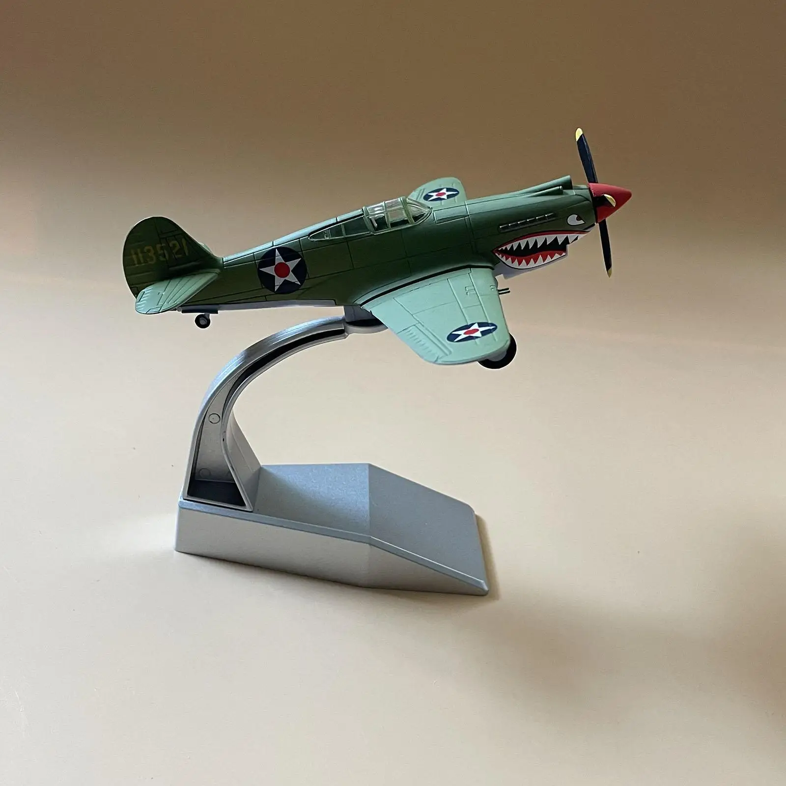 1:72 Scale Aircraft Decorative Collectibles Alloy Toy P 40B Aviation Model Static Aviation Airplane for Adult Kids