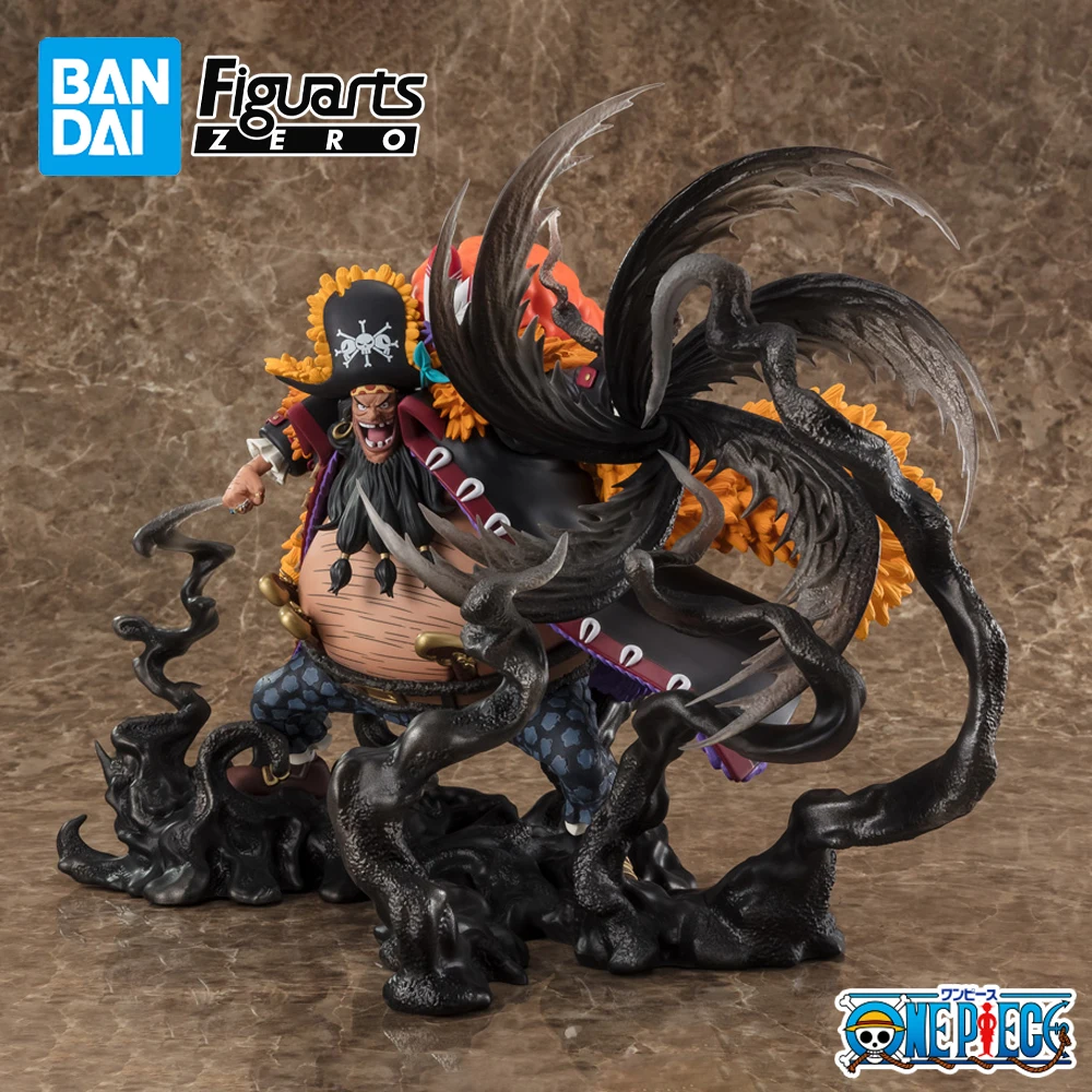 In Stock Original BANDAI Figuarts ZERO One Piece Black Vortex Marshall D Teach Figure Action Anime Genuine Model Boxed Toy