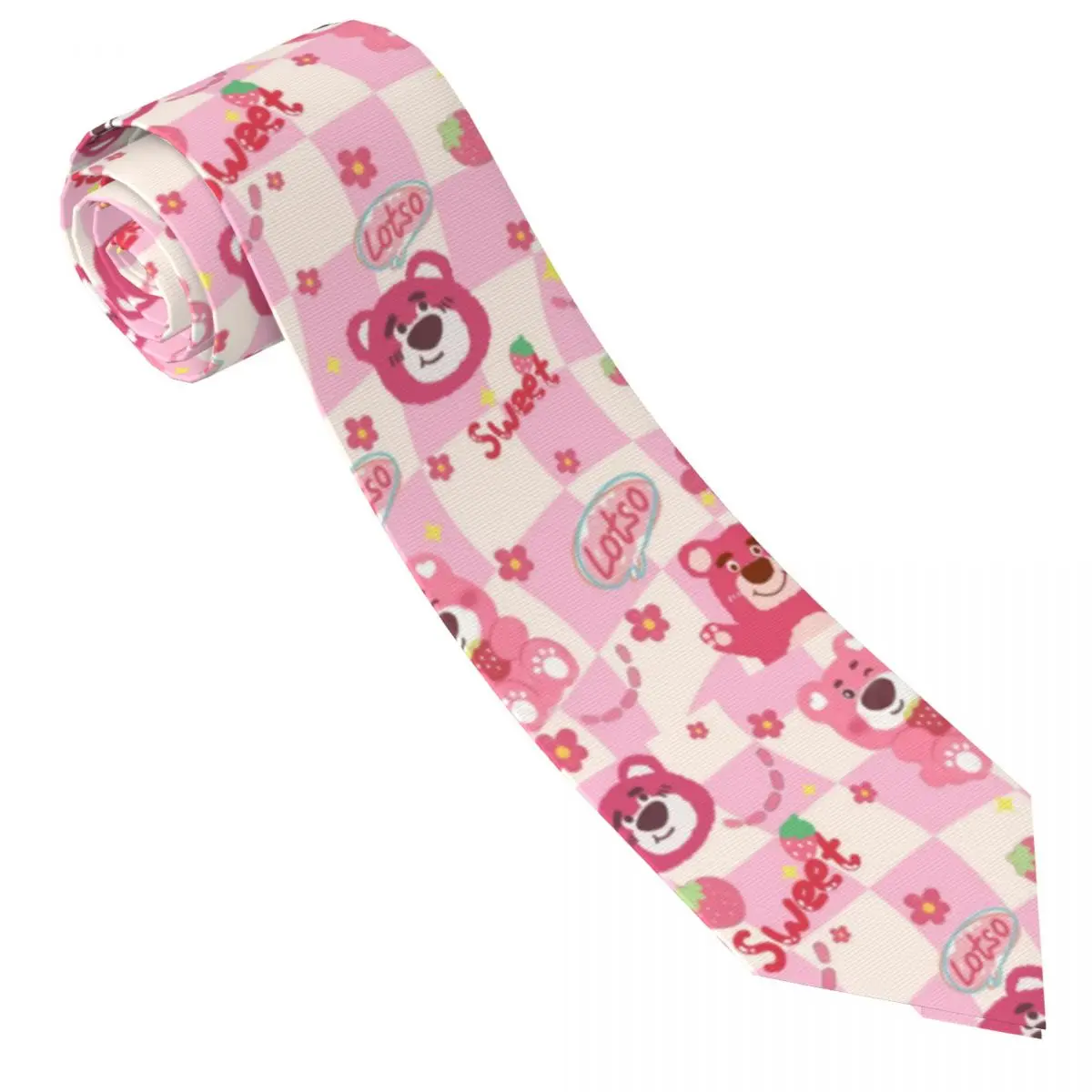 Custom Mens Lotso Huggin Bear Sweet Neck Ties Fashion Tie For Banquet