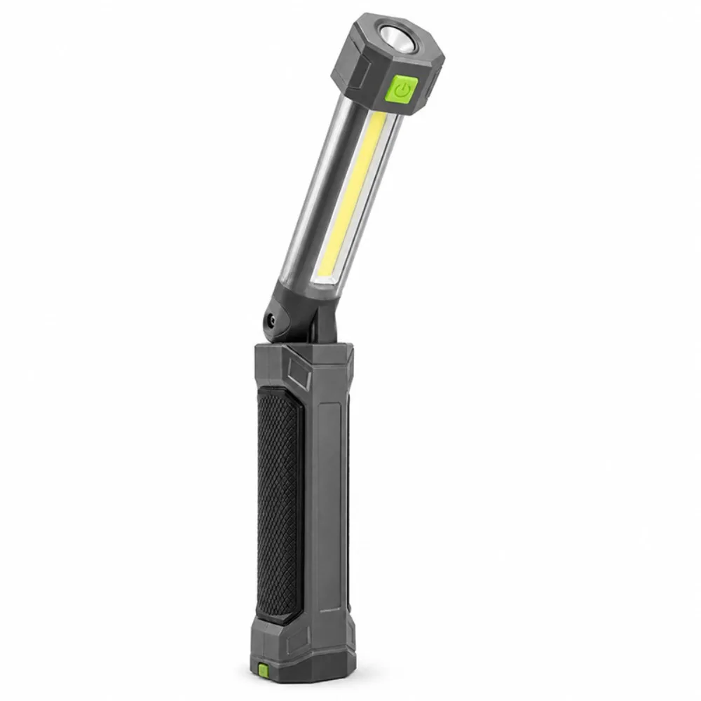 Pullable COB Work Flashlight USB Rechargeable Super Bright LED Lamp with Magnetic Adsorption Maintenance Torch for Auto Repair