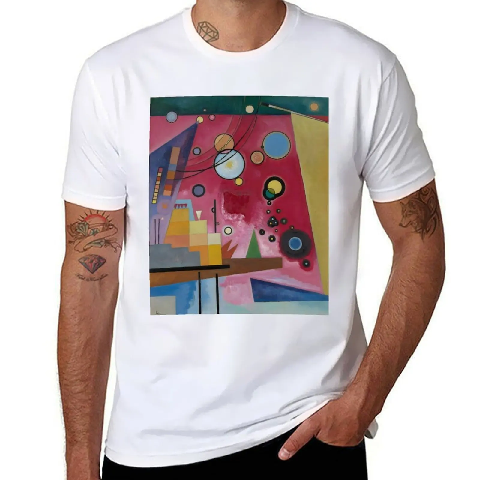 

Wassily Kandinsky T-Shirt man tshirt funny t shirts cotton T-Shirt
