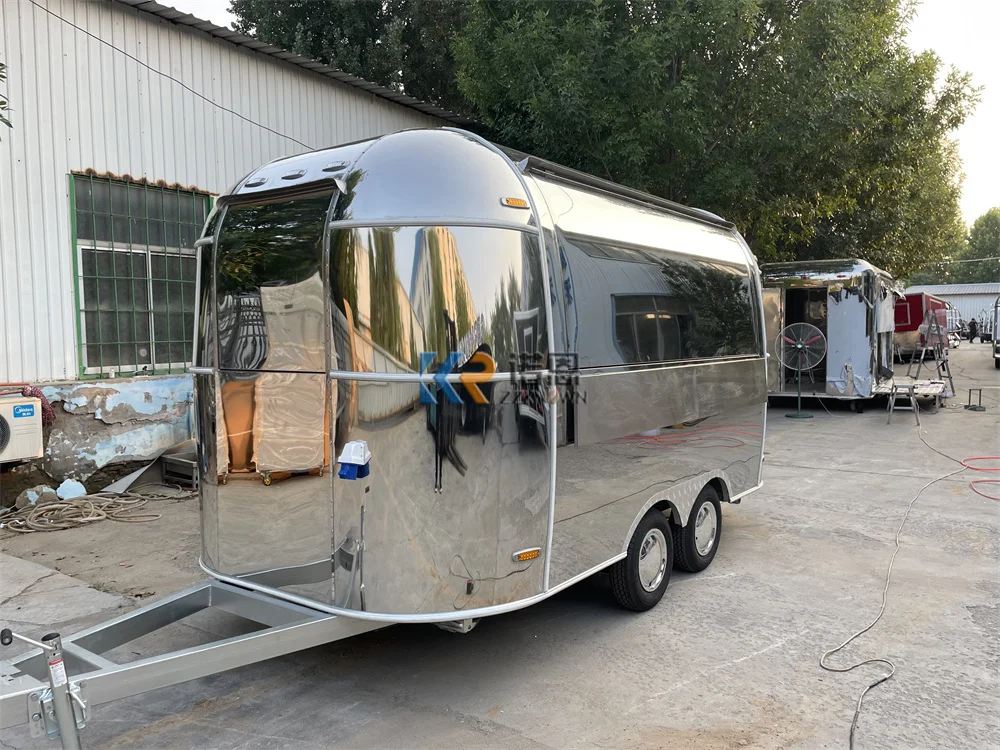 2025 Trailer Makanan Kopi Katering Konsesi Truk Makanan Dapur Bergerak Van Makanan Lengkap