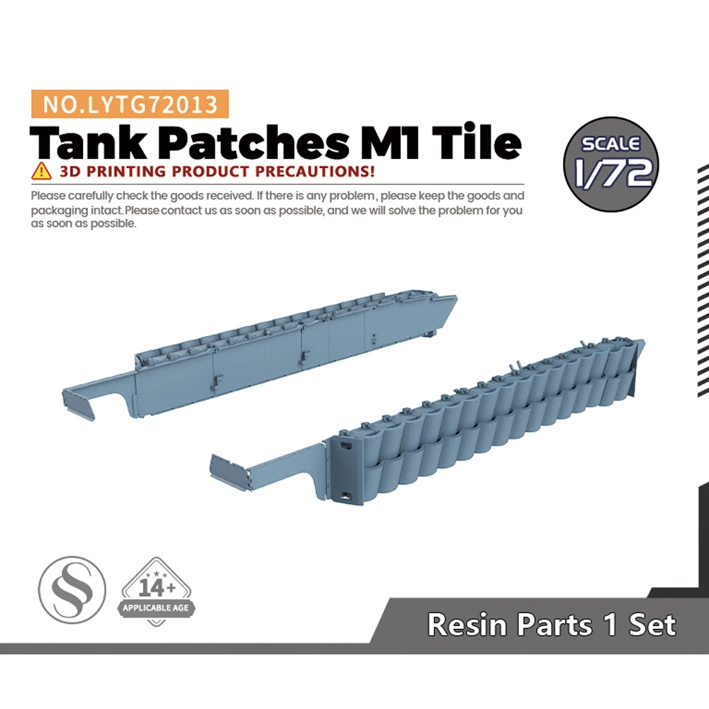 Yao's Studio LYTG013 1/72 Model Upgrade Parts Tank Patches M1 Tile WWII WAR GAMES