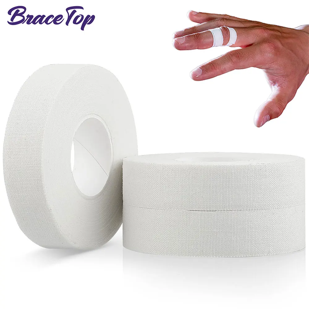 3 Rolls Finger Tape Climbing Tape for Bouldering, Athletics Sports, Strong Adhesive White Extended Wear Tape Ultimate Protection