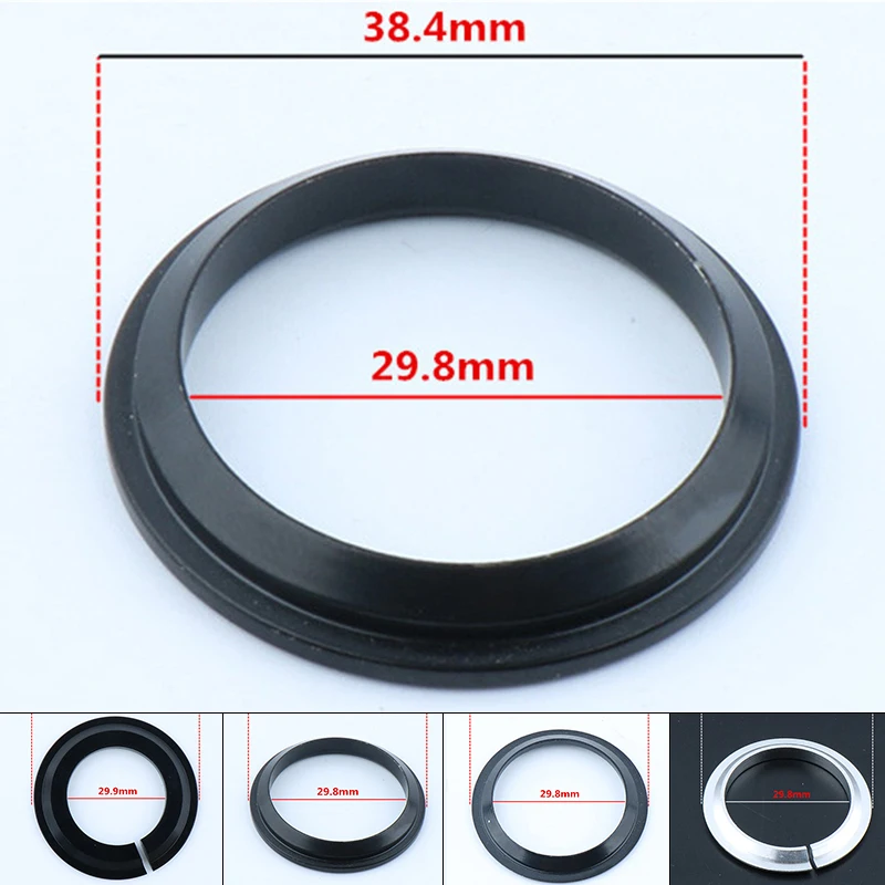 Tub Headset Base Ring Repair Replacement Spacer Tool Adapter Bicycle Bike Black Cycling Front Fork Race Convenient