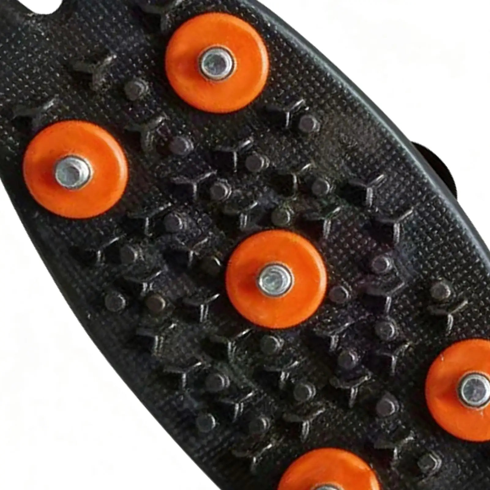 Silicone Ice Cleats 2 Pieces Non-slip With Adjustable Straps Shoe Ice Grips For Outdoor Hiking Fishing Climbing Mountaineering