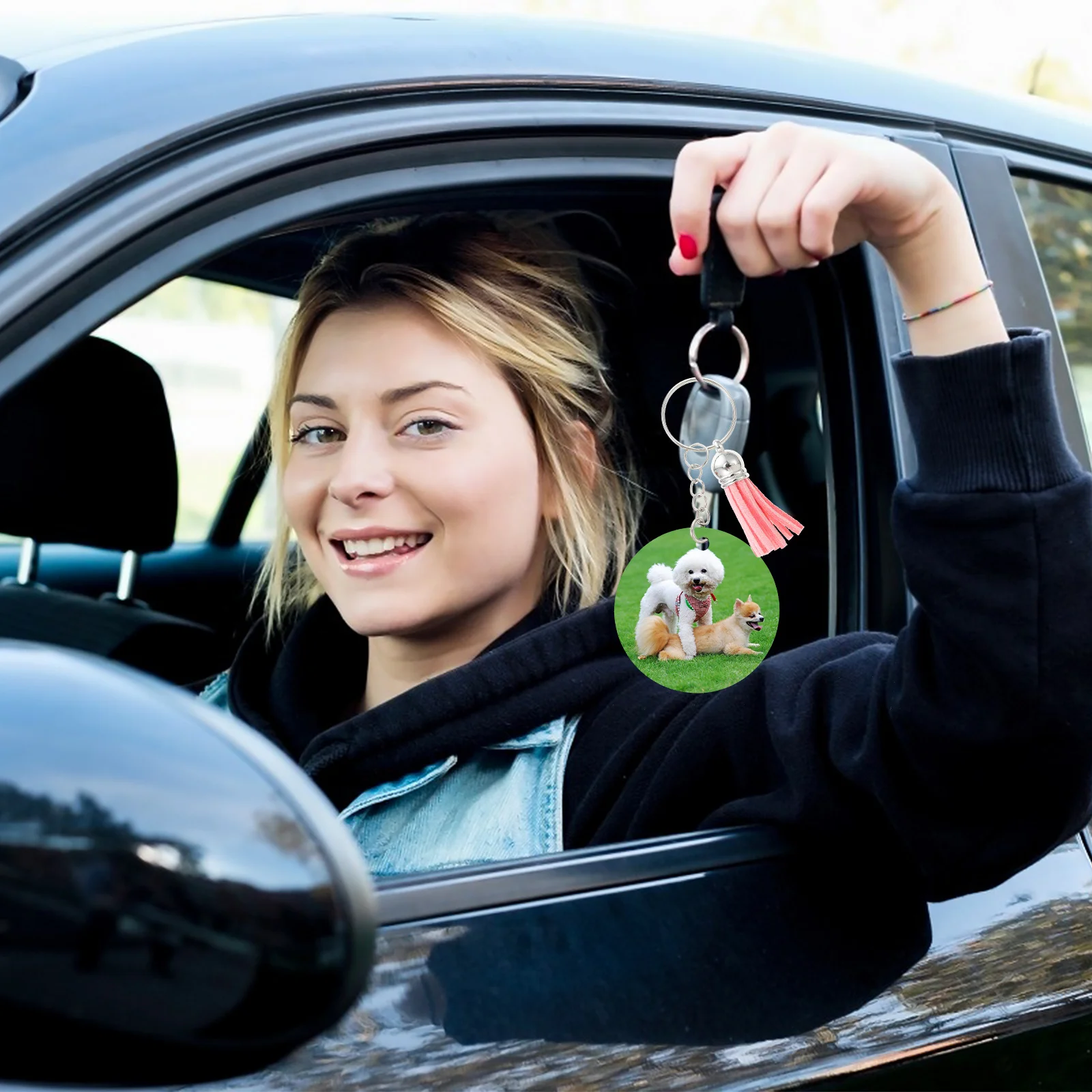 

1 комплект, набор пустых брелоков для сублимации, полированные подвески «сделай сам» премиум-класса для термотрансферной печати, подвесные декоративные бирки для автомобиля