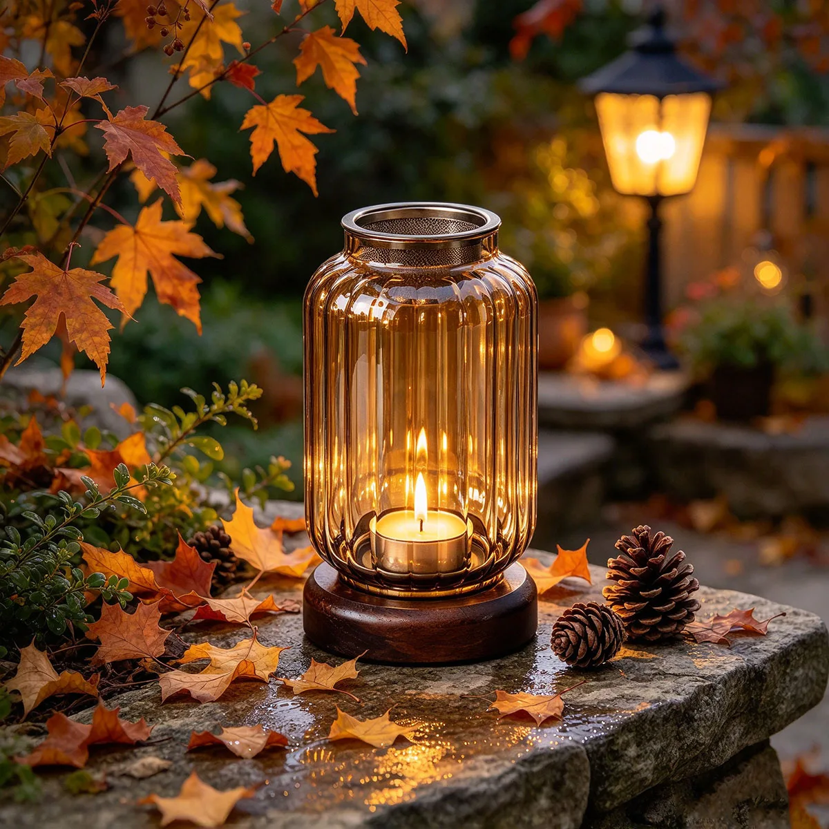 Glass Candle Holder, Home Fragrance Lamp Shade, Tea Table Ornament, Ambient Decoration