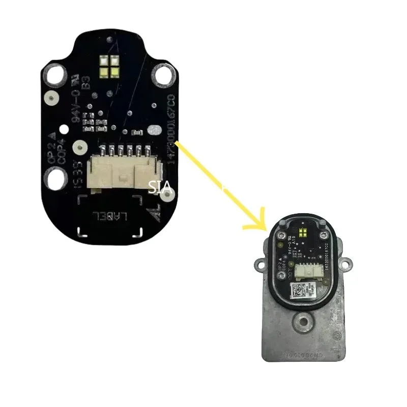 

For Volkswagen Tiguan 2017-2021 Car Accessories Headlights DRL Chip Circuit Board Light Source Board Chip Angel Eyes White Light
