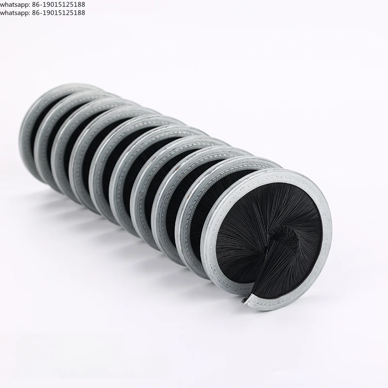 Special inner winding brush for rust removal, dust removal and cleaning dust-proof spiral nylon wire steel wire spring brush